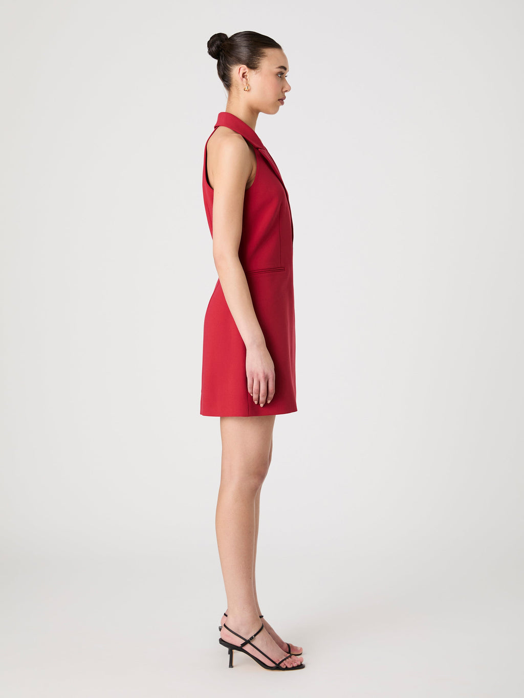 Whisper Halter Blazer Dress