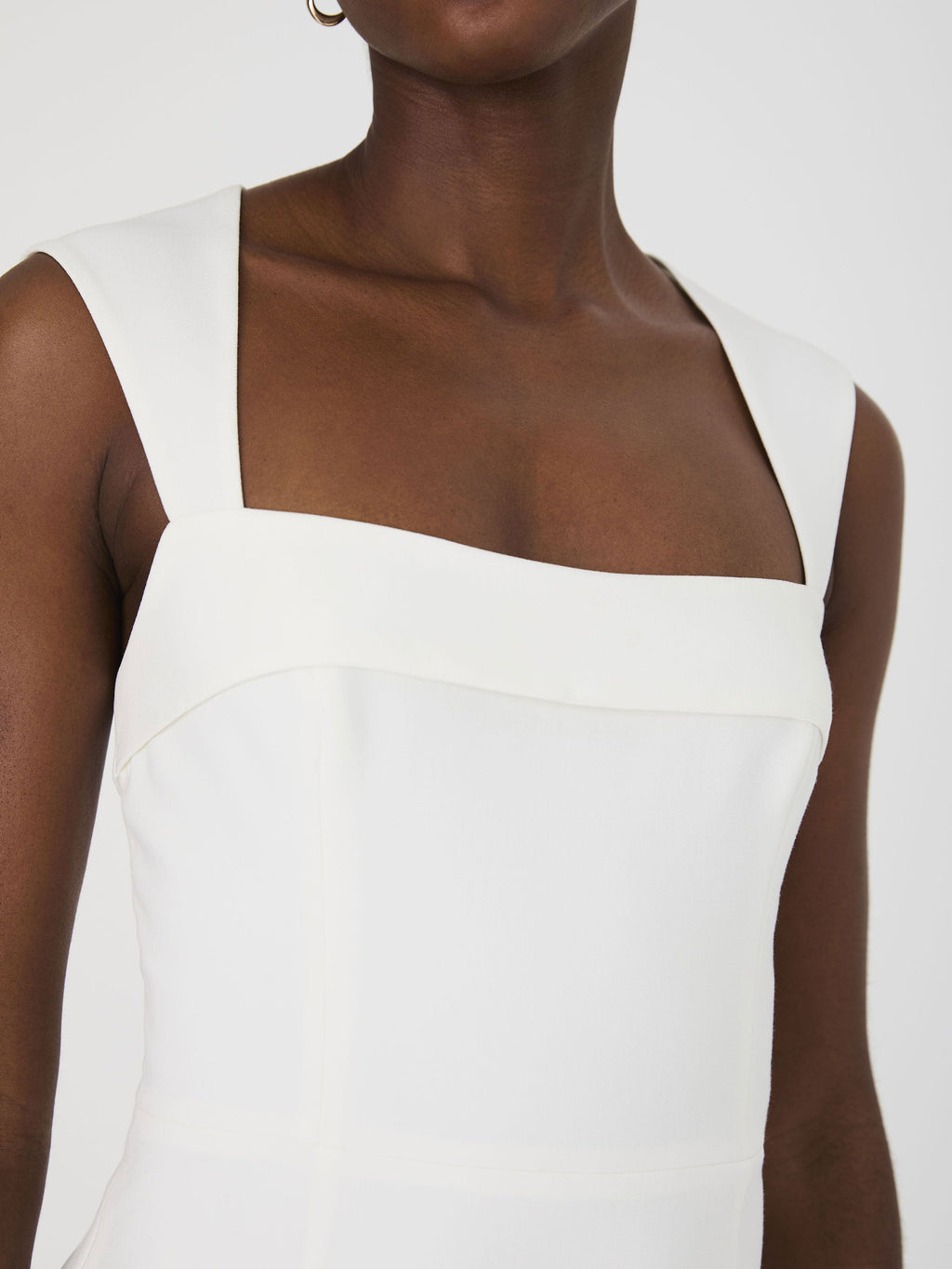 Whisper Foldover Square Neck Mini Dress