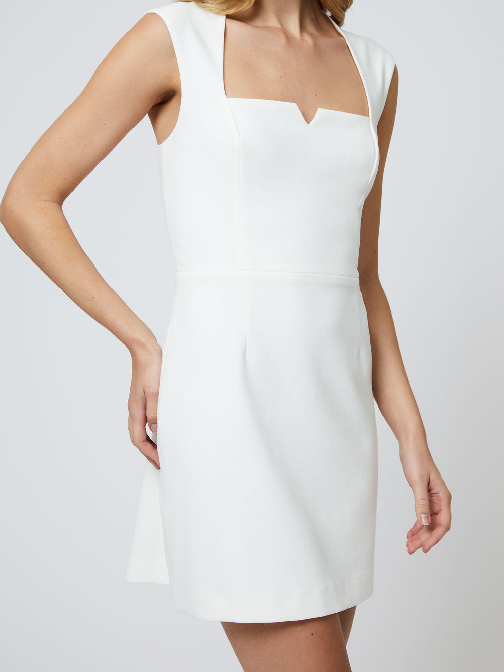 Whisper Notched Square Neck Dress