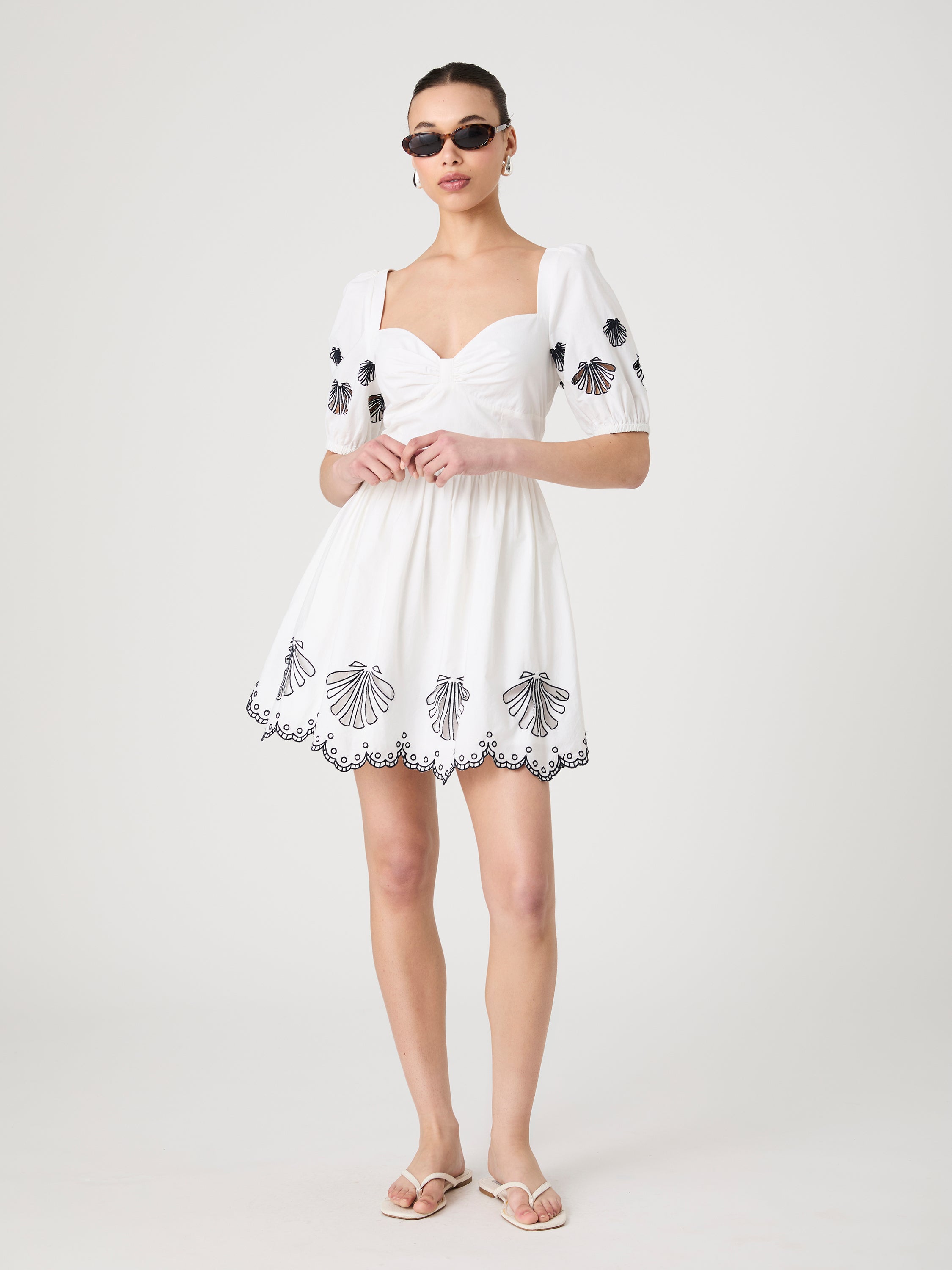 Cambria Cotton Anglaise Dress