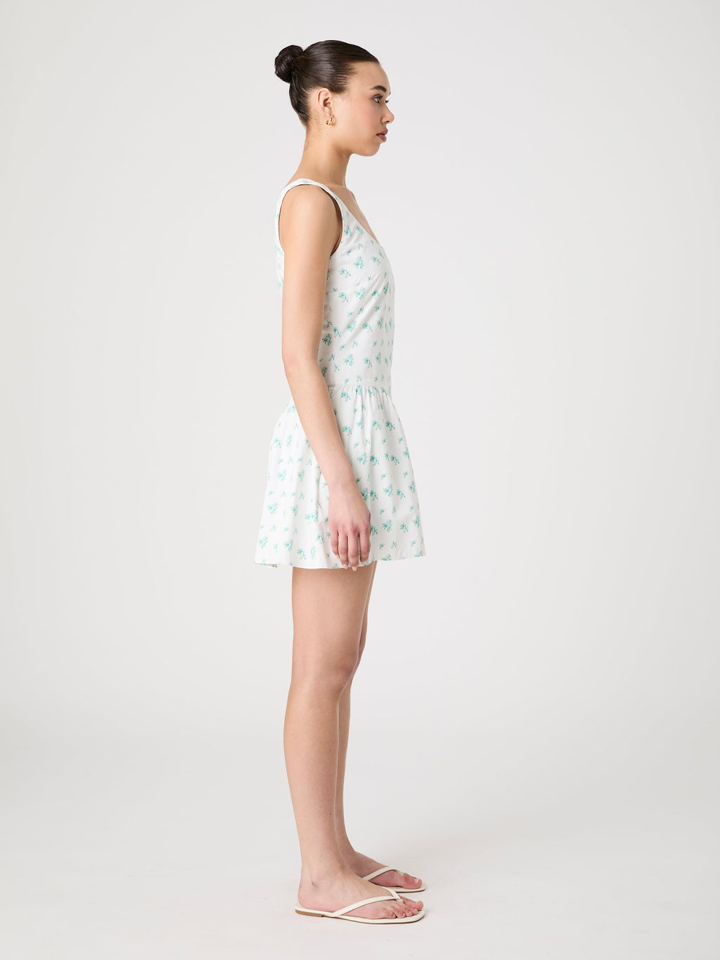 Anna Fleur Ruched Mini Dress